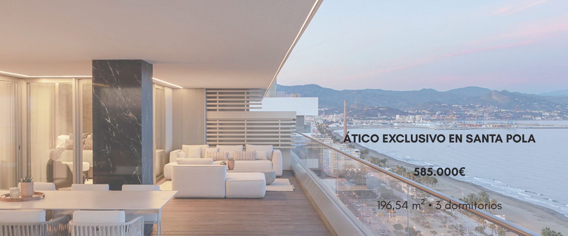 Imagen de portada del ático exclusivo en Santa Pola